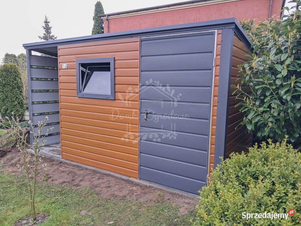 Schowek domek ogrodowy 25x2m wiata 05m Turek