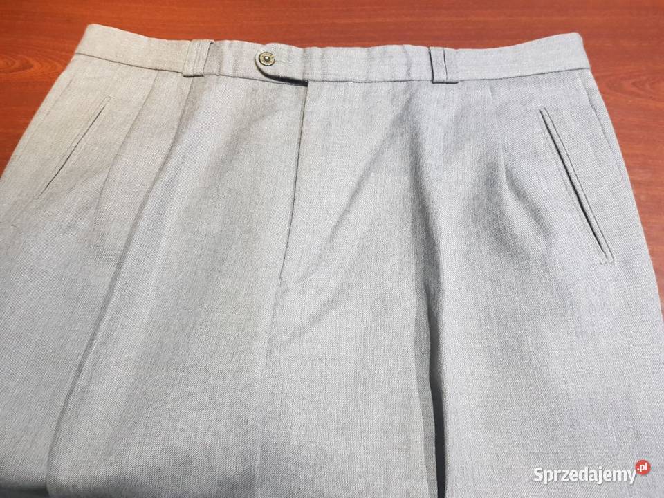 XL spodnie męskie wełniane eleganckie wizytowe Kielce