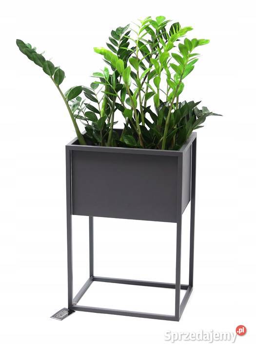 Kwietnik Metalowy Stojak Donica 60x40x30 Sobienie-Jeziory sprzedam