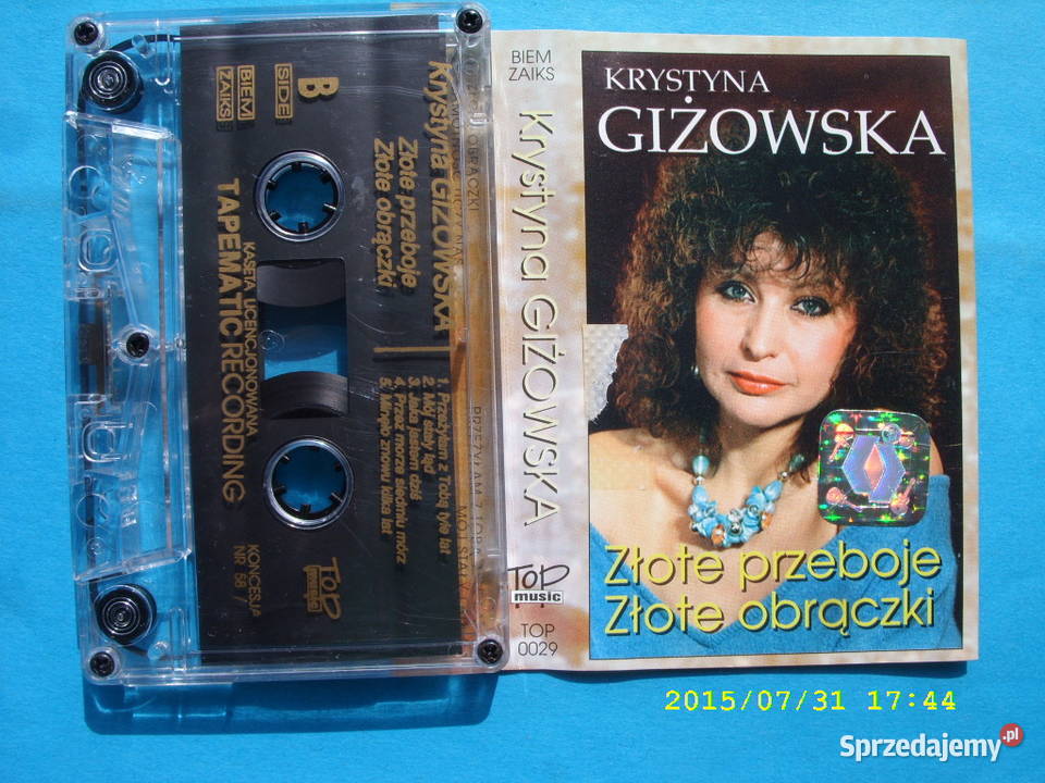 Pop kaseta Krystyna Gizowska Zlote przeboje Top dolnośląskie Wołów