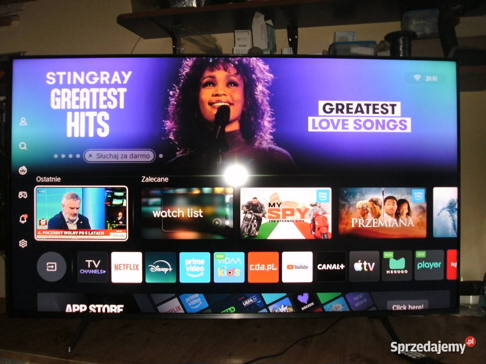 QLED TV 55 Smart TV z WiFi 4K UHD Android TV 55cale Karlino