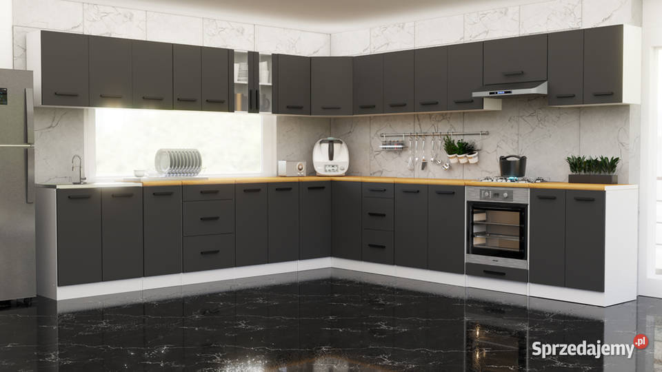 Meble Kuchenne Nowoczesne Narożne Zestaw Rossa 47cm Elbląg