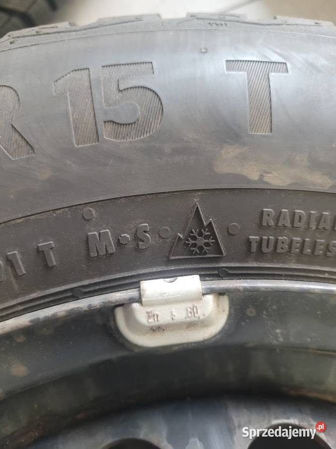 Koła wielosezonowe CONTINENTAL 19565 R15 5x112 Kończyce Małe sprzedam