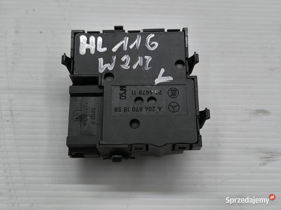 PANEL REGULACJI FOTELA LEWY EKLASA W212 osobowe wielkopolskie