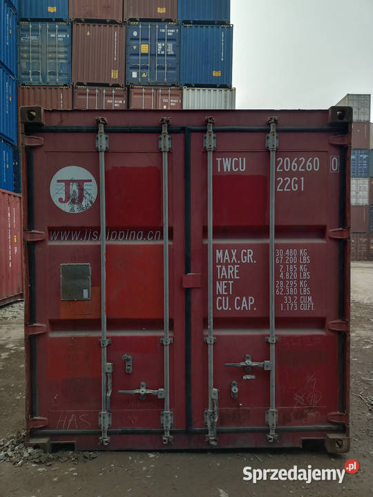 Kontener morski 20DV 6 metrowy transport