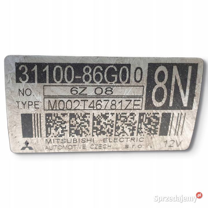 ROZRUSZNIK Suzuki Grand Vitara II 16 16V osobowe Układ elektryczny silnika Chełm