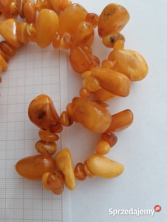 Stary Naszyjnik Bursztyn Bałtycki 106gram podlaskie