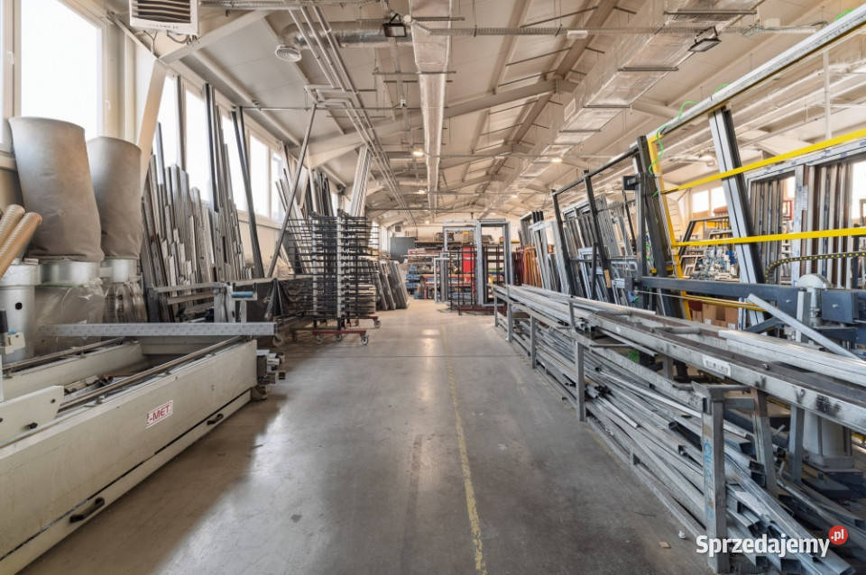 Nowoczesna hala produkcyjnomag z biurami 4 bramy Mszana Dolna
