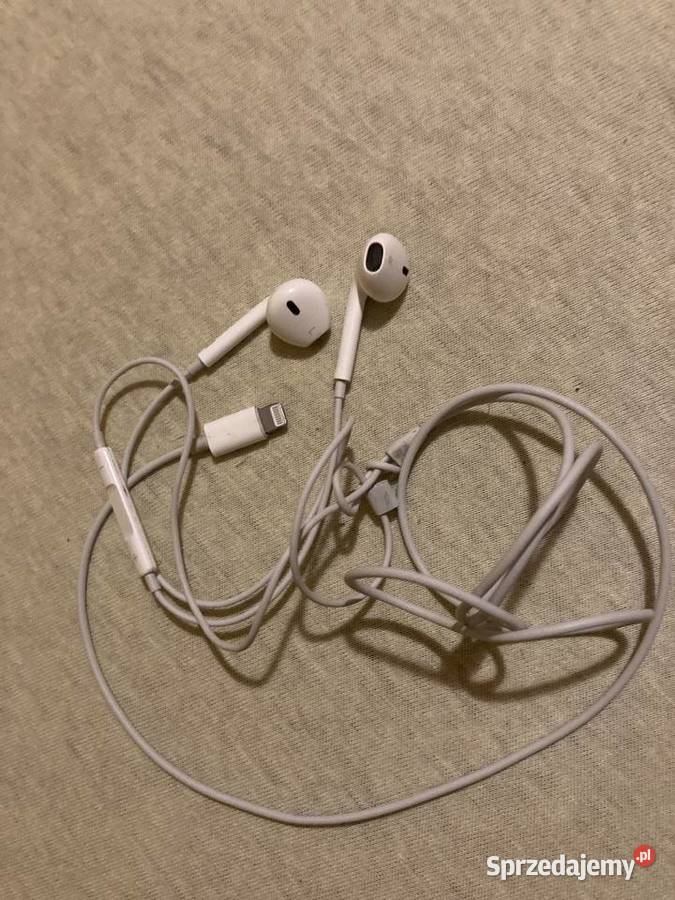 Apple EarPods oryginalne sluchawki Lightning Myszków sprzedam