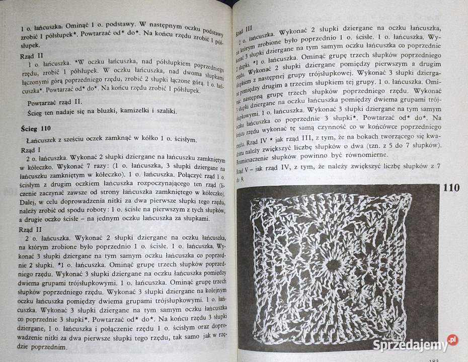 Ściegi szydełkowe Teresa Otkałło