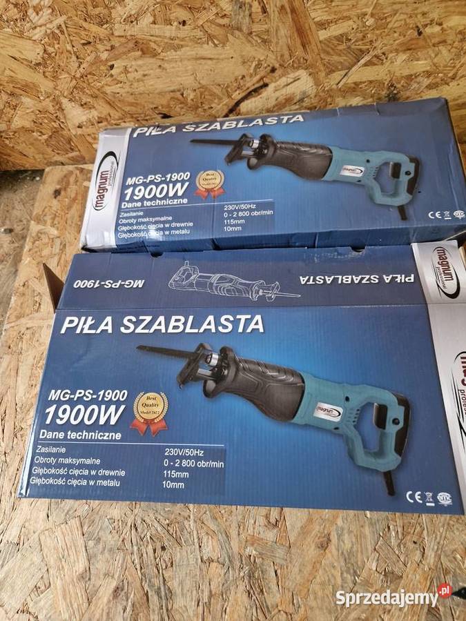 PIŁA SZABLASTA LISI OGON 1900W MAGNUM 2noże Piły szablaste Głogowa
