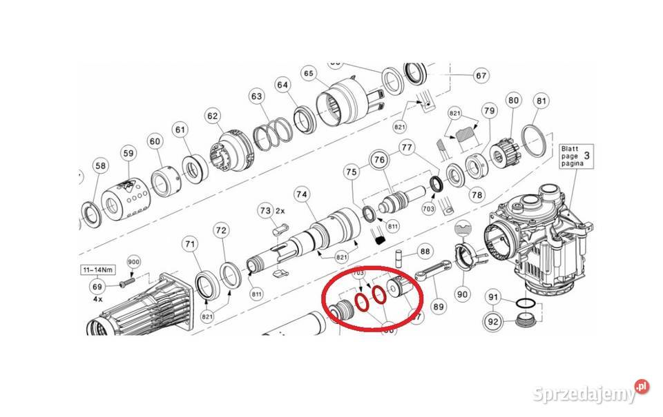 Oring tłoka i bijaka HILTI TE706 TE700 TE70 TE80 sprzedam