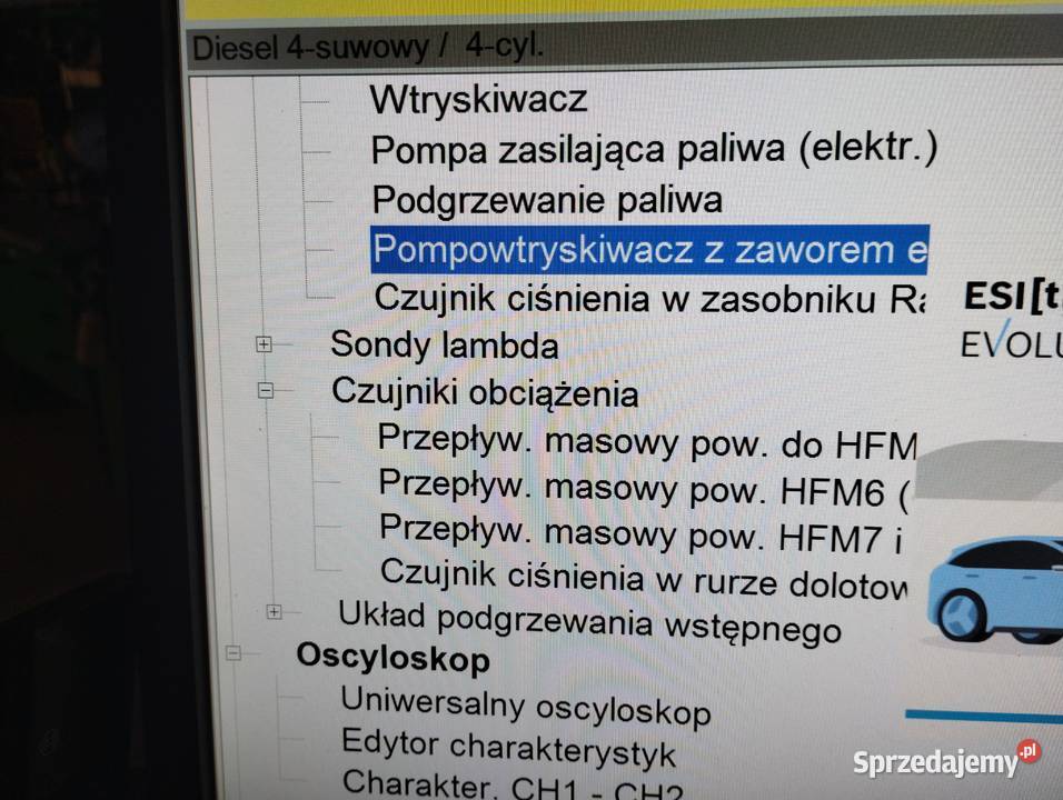 Fsa 720 diagnoskop tester EV pojazdy elektryczne śląskie Bielsko-Biała