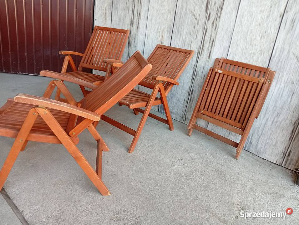 krzesła ogrodowe lezaki 371 kujawsko-pomorskie Byczyna sprzedam