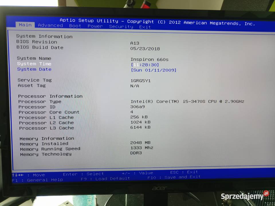 Dell Inspiron 660 DIB75R Wireless card Cooler wielkopolskie Kalisz sprzedam