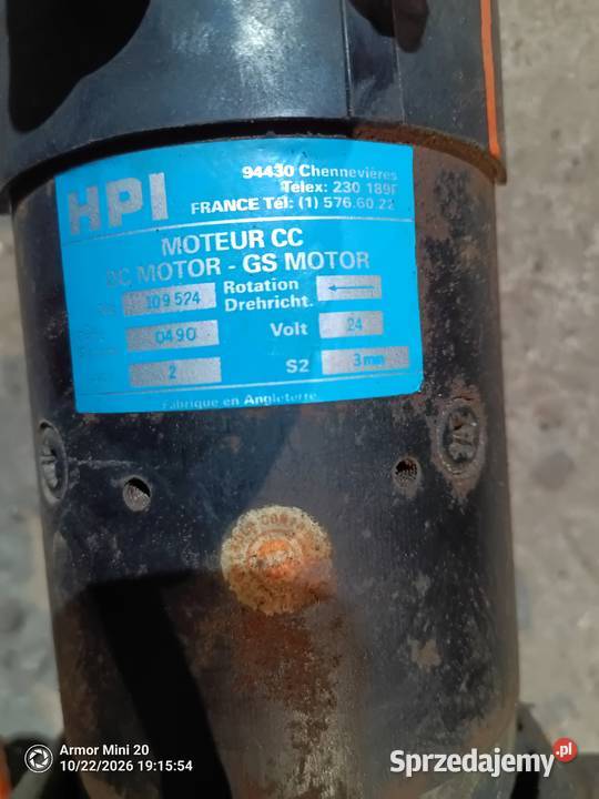 Pompa z silnikiem 24 volt moc 2kW do wózka Opatówek