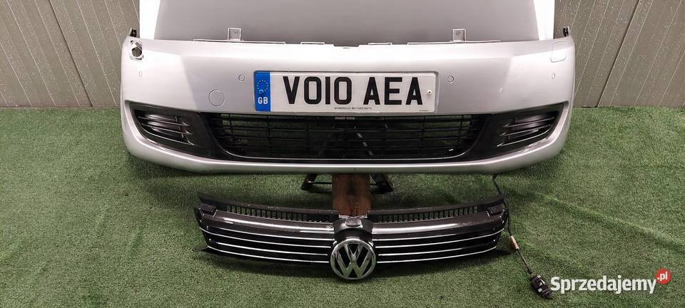 ZDERZAK PRZÓD GRILL VW GOLF VI PLUS LAK LA7W Międzychód