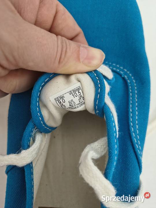 Vans tenisówki niebieskie unisex r42 wkładka 27 Vans lubelskie Zamość