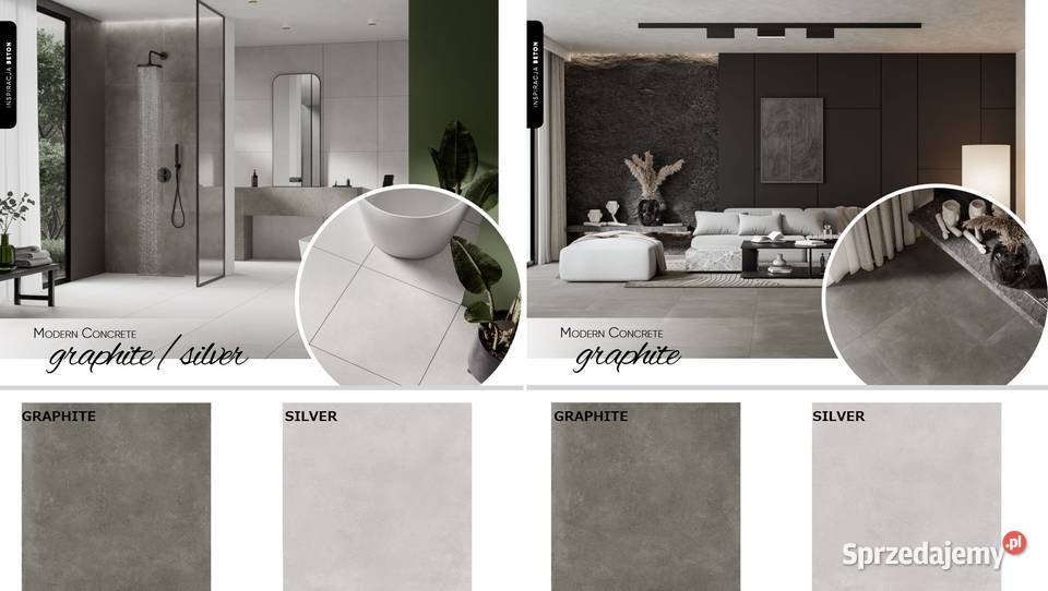 gres 8080 modern concrete silki cristal matowy Gorzów Wielkopolski