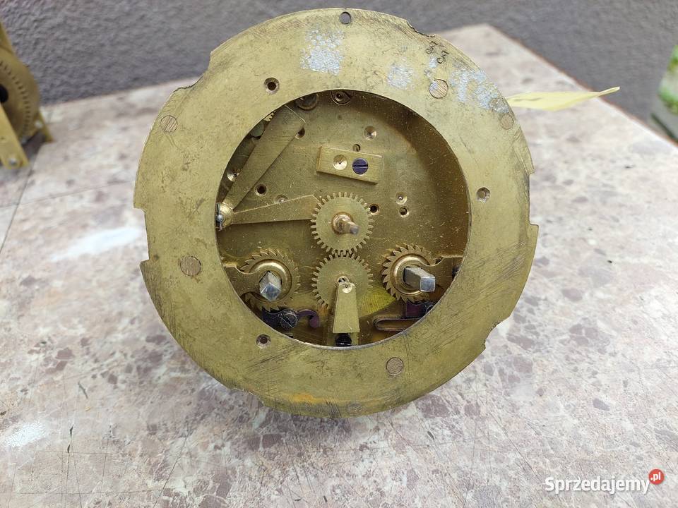 M124 Mechanizm starego zegara kominkowego Tczew