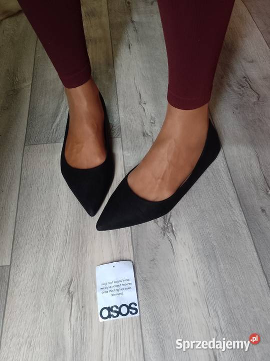 42 ASOS Design Czarne baleriny wieczorowe z małopolskie