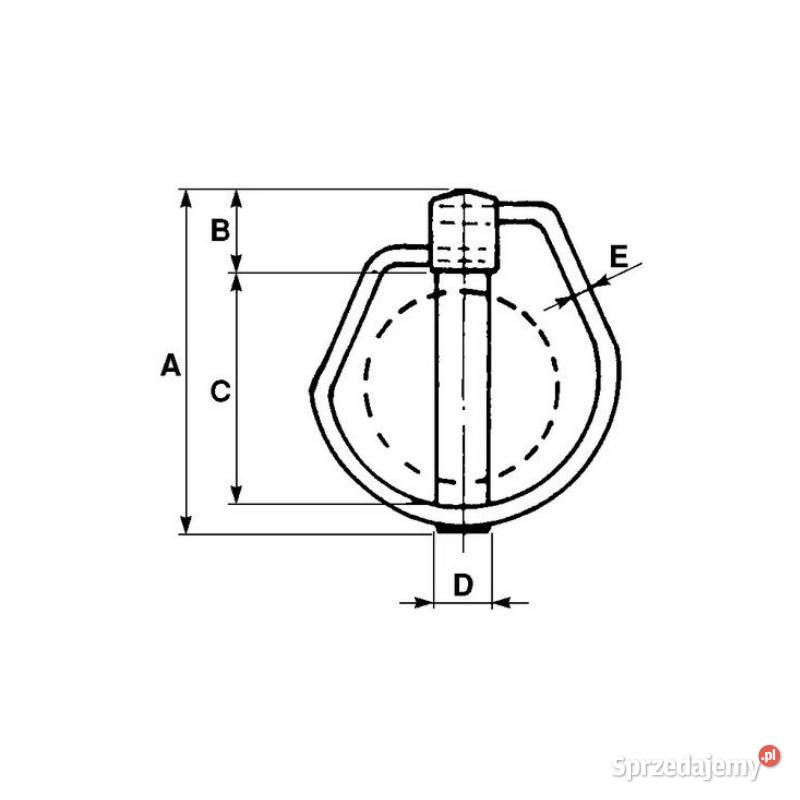 Zawleczka rurowa 11 mm 00068