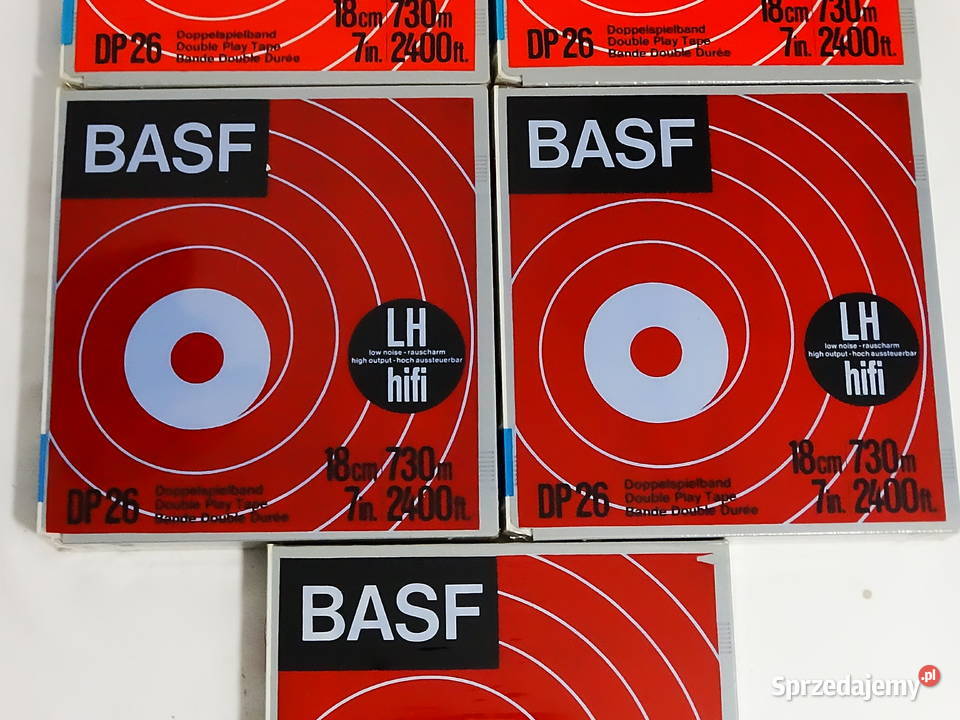 Szpule BASF LH HiFi DP26 nowe zafoliowane lubelskie Biłgoraj