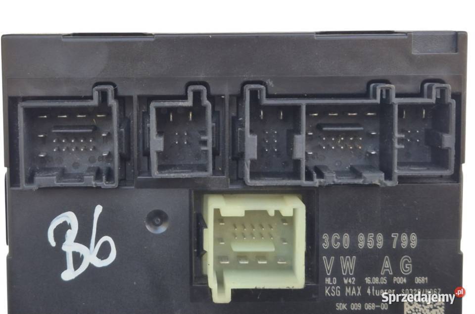 MODUŁ KOMFORTU VW PASSAT B6 3C0959799 5DK 009 świętokrzyskie Działoszyce