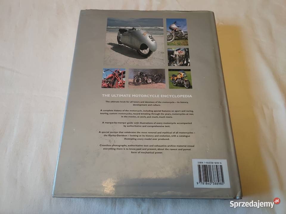 THE ULTIMATE MOTORCYCLE ENCYCLOPEDIA HARLEY twarda z obwolutą Kraków