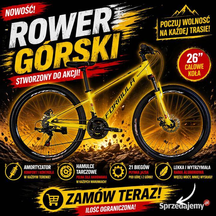 Rower MTB Formula MOTION DD rama 13 koło 26 Skawina sprzedam