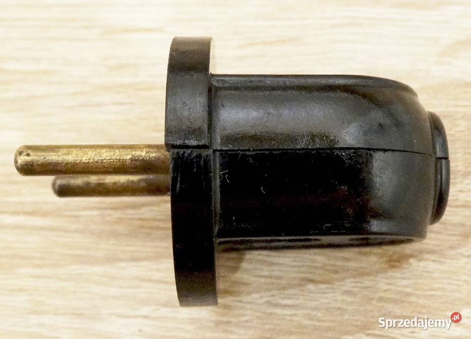 Wtyk wtyczka sieciowa bakelitowa KWE W9 A22 10 A Wtyczki Gliwice