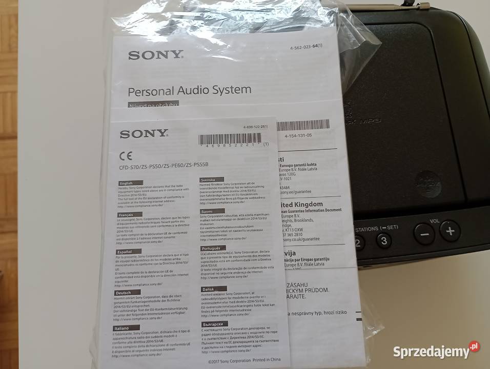 Radioodtwarzacz Sony 50 Pozostałe Mosina sprzedam