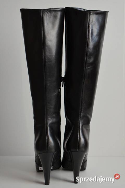 TAJEMNICZA KLASYKA kozaki Minelli do kolan skóra Białystok