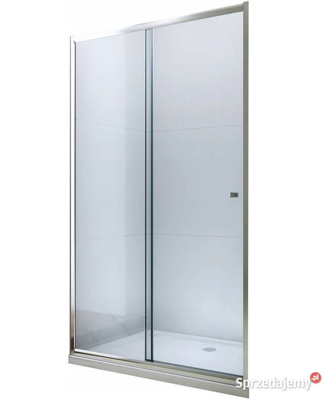 DRZWI PRYSZNICOWE ROZSUWANE 90 do 150 szyba 5mm przezroczysty Akcesoria łazienkowe Choroszcz