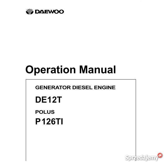 Daewoo De12 De12t De12ti De12tis De12tia P126TI Kielce