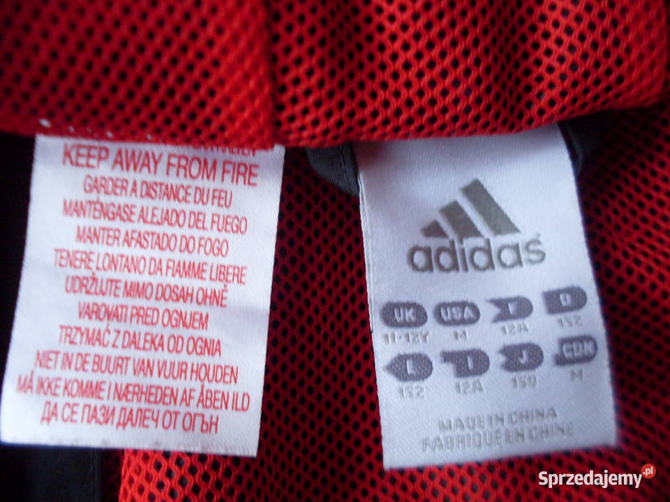 kurtka chłopięca adidas wiatrówka czarna Kurtki i płaszcze podkarpackie sprzedam