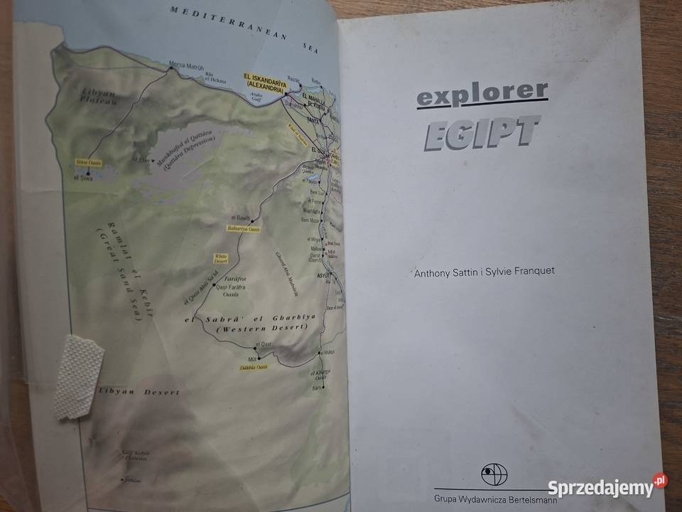 Egipt explorer A Sattin i S Franquet przewodnik