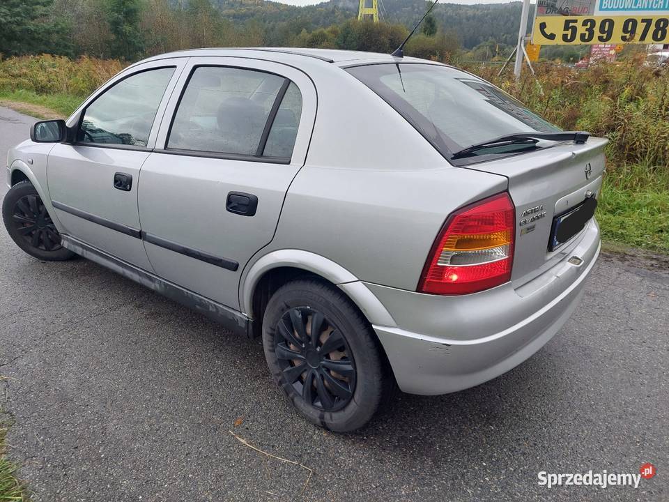 Opel Astra G 14 Twinport Klima Oszczędny Zadbany lakier metallic Astra Sucha Beskidzka