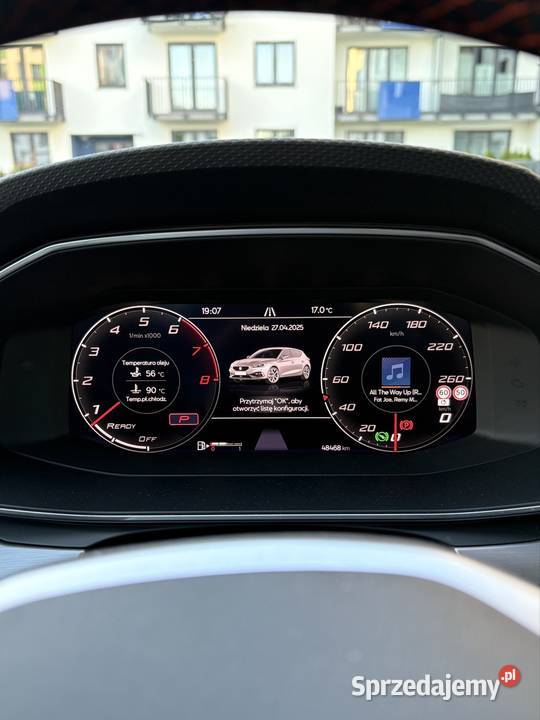 Seat Leon 15 tsi dsg na gwarancji kupiony w polskim salonie Leon mazowieckie Warszawa