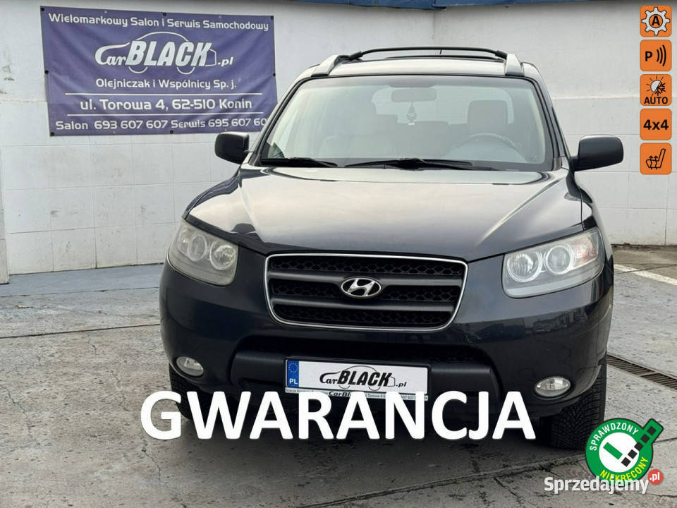 Hyundai Santa Fe V6 LPG Pisemna Gwarancja 12 lakier metallic wielkopolskie