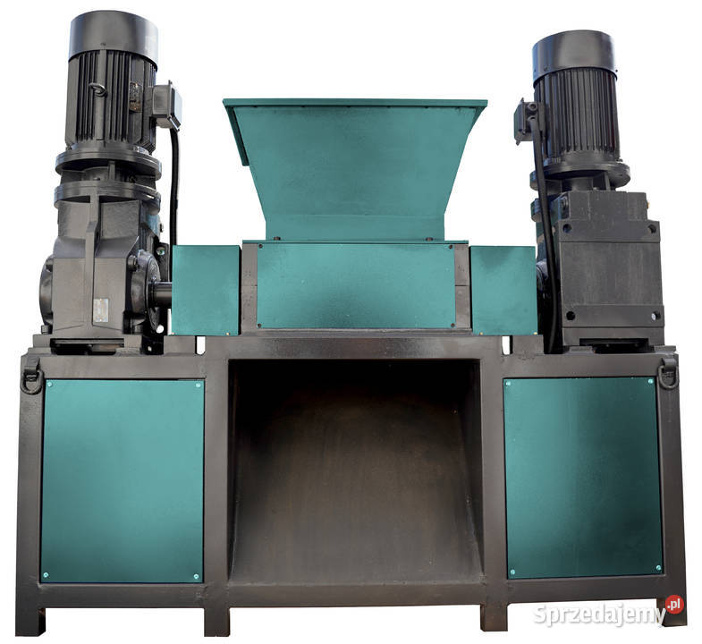 Rębak Elektryczny 15kW 2wałowy do Odpadów
