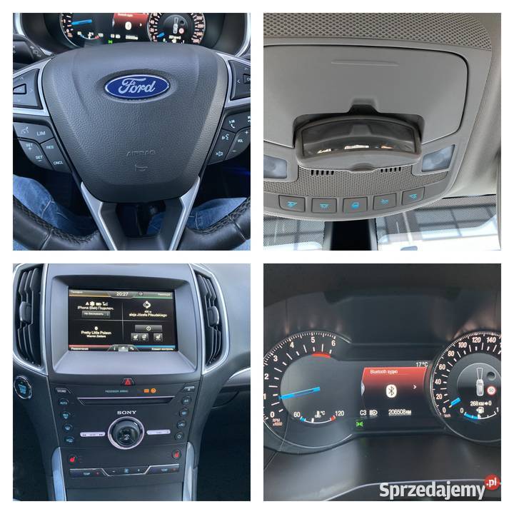 Ford S 2016 Titanium 20 dezel 180 7 osob Łomża sprzedam