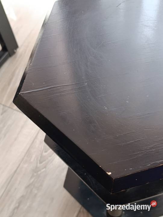 kwietnik stolik czarny słupek Kwietniki Poznań sprzedam