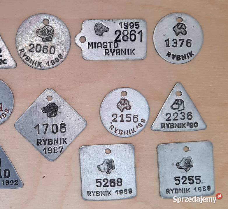 Psie Znaczki Psie Znaczki Identyfikatory Rybnik Pozostałe Gliwice sprzedam