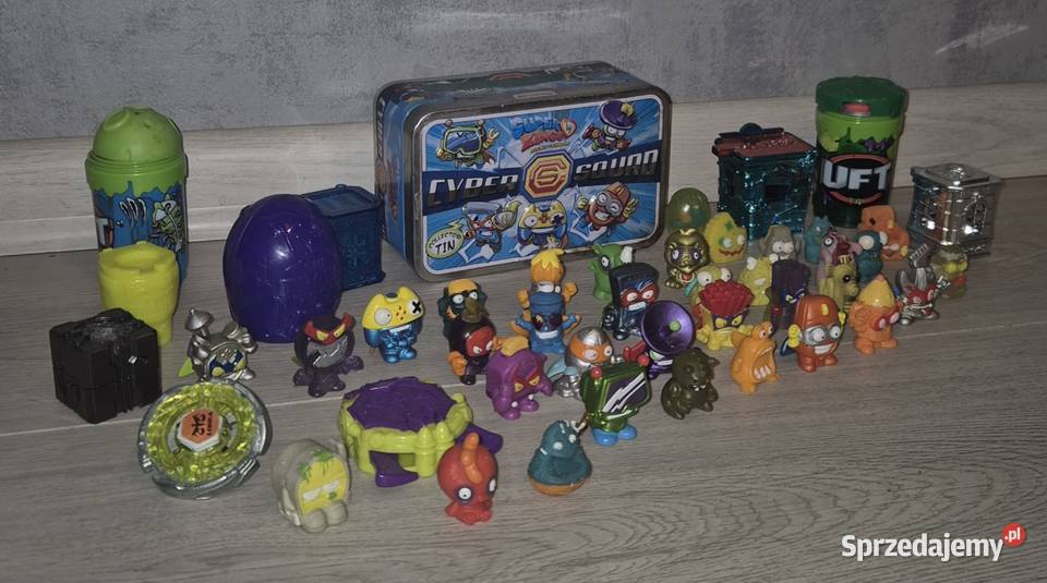 Figurki zestaw Super Zings Śmieciaki puszka łódzkie Łódź