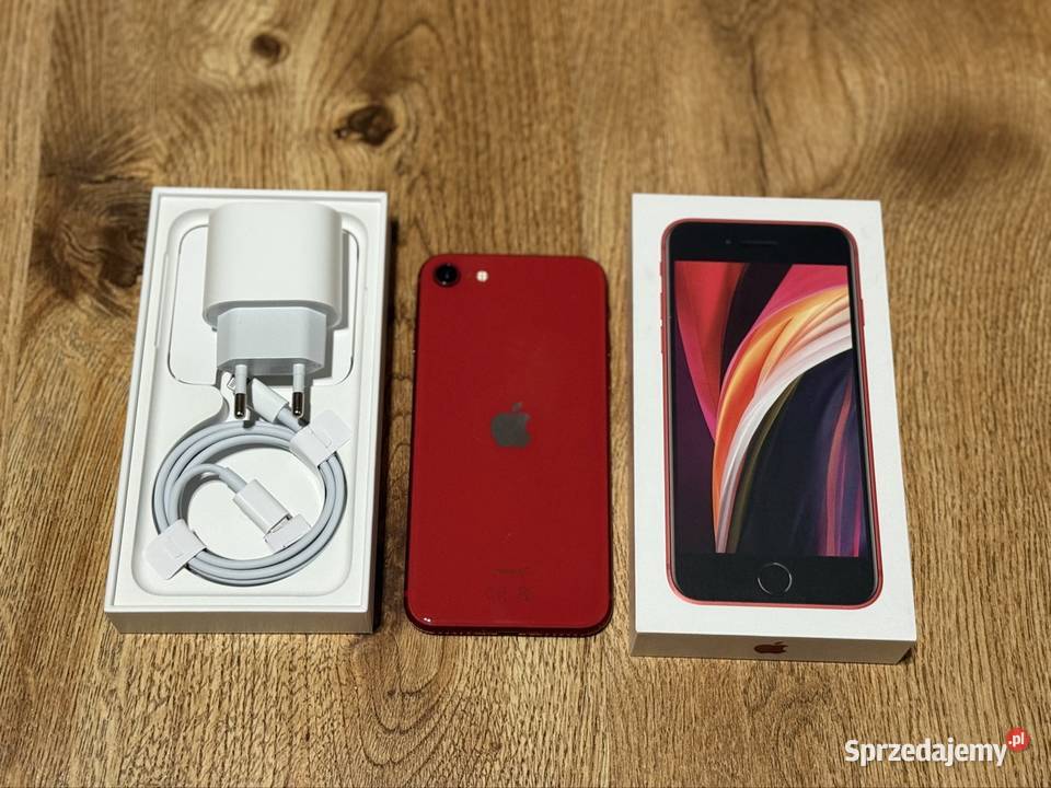 iPhone SE 2020 128 GB czerwony 100 sprawny Warszawa