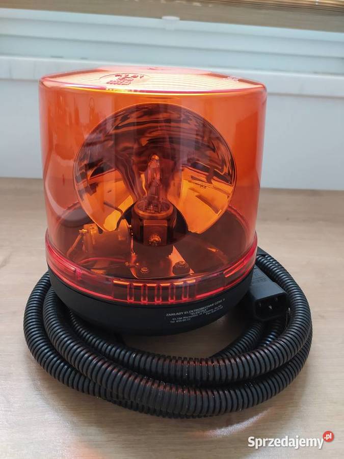 Lampa ostrzegawcza kogut LBO10T obrotowa ELEKTRA Warszawa