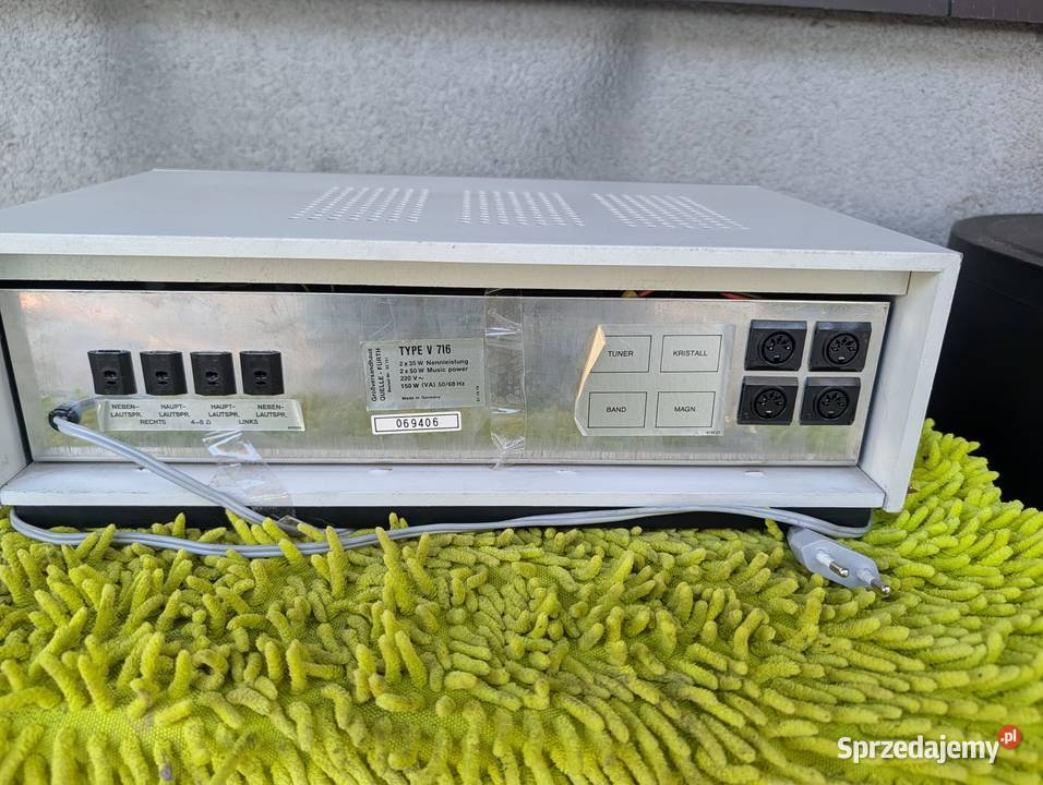 grundig v716 wzmacniacz stereo vintage Chełm Śląski sprzedam