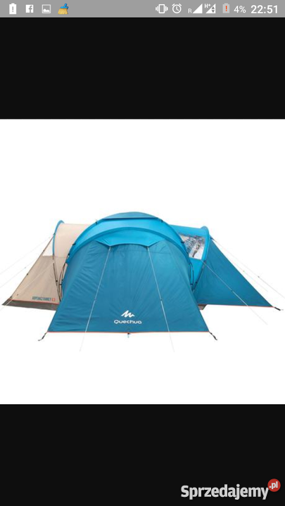 Duzy namiot 6 osb z 3 sypialniami