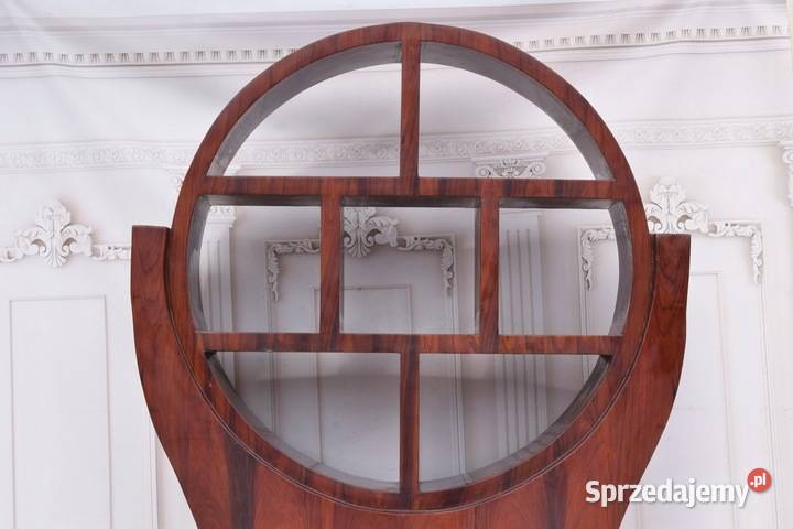 Drewniana Szafka Art Deco Regał Szafa Kredens Kraków